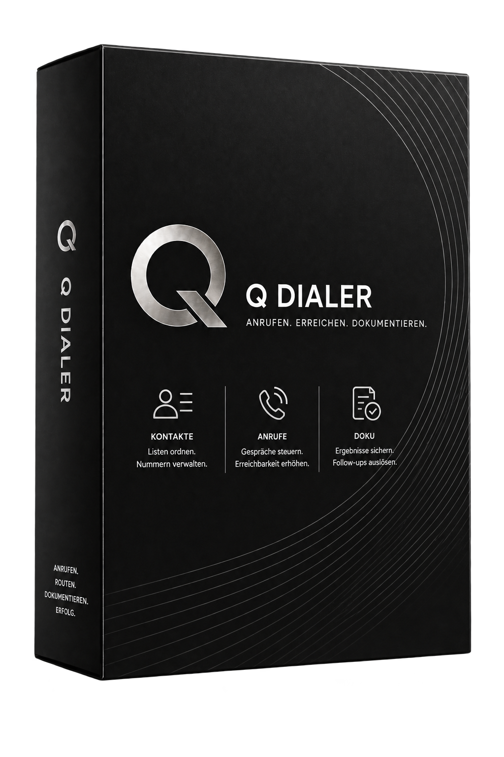 3D-Produktbox von Q Dialer