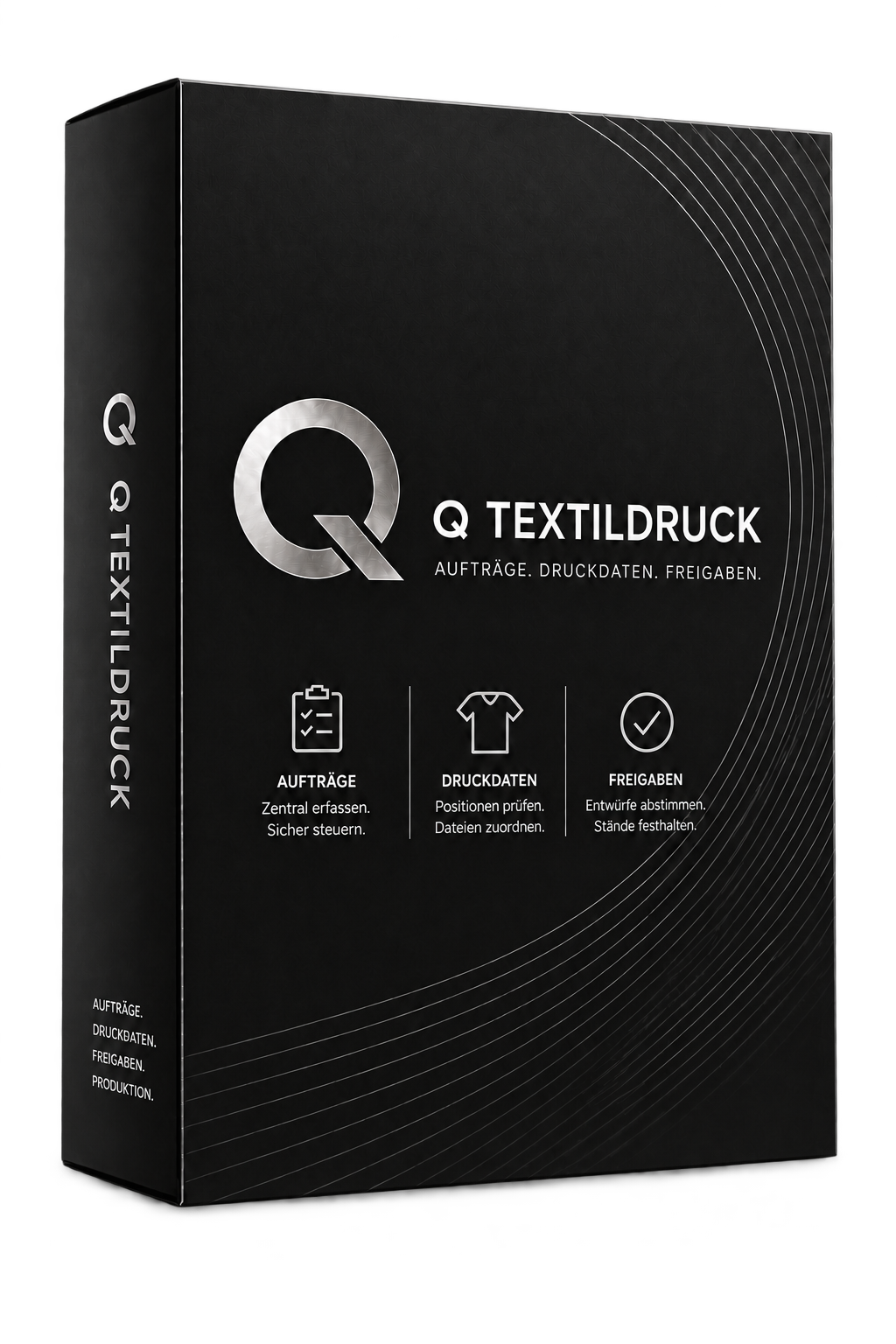 3D-Produktbox von Q Textildruck