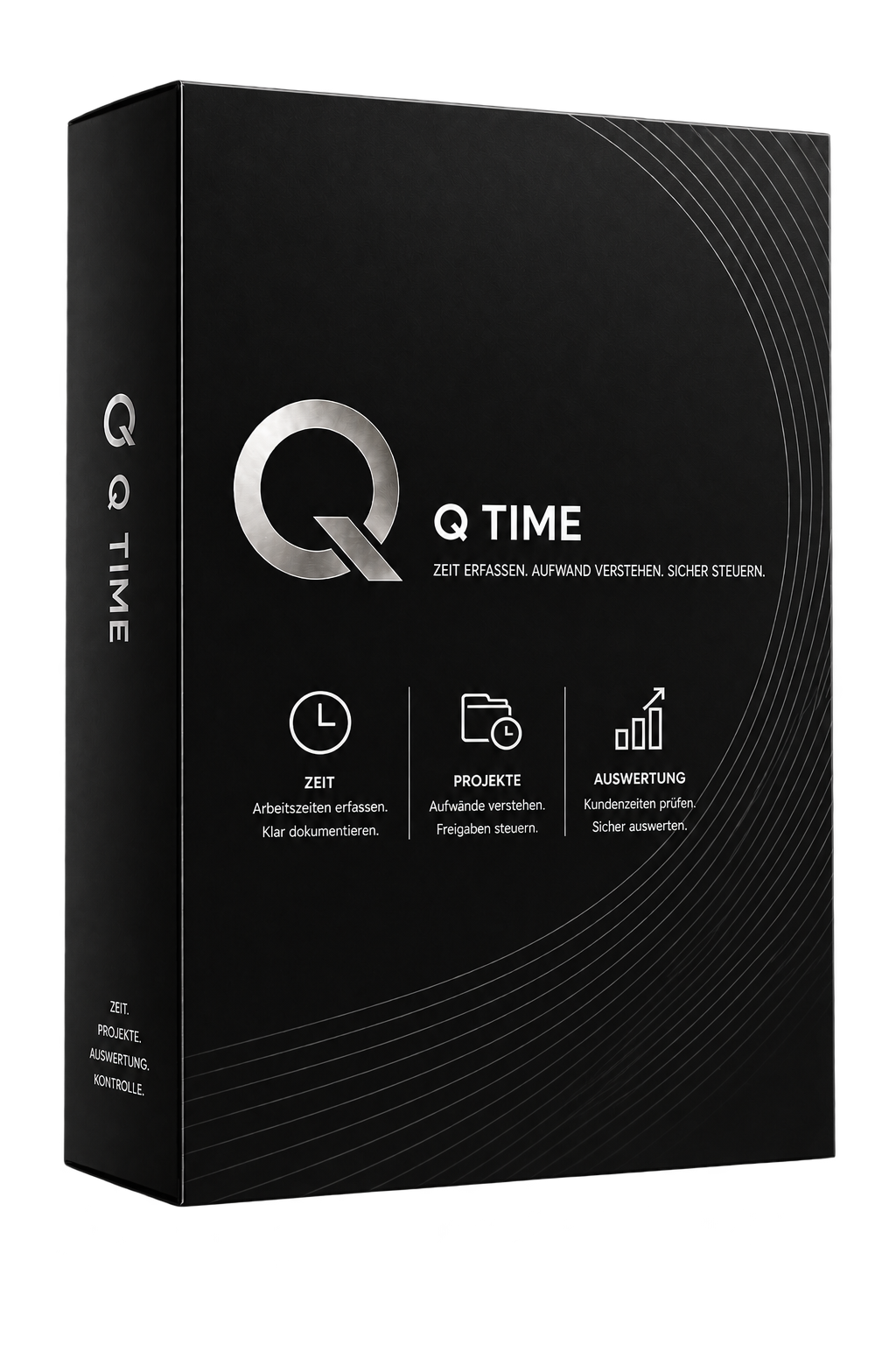 3D-Produktbox von Q Time